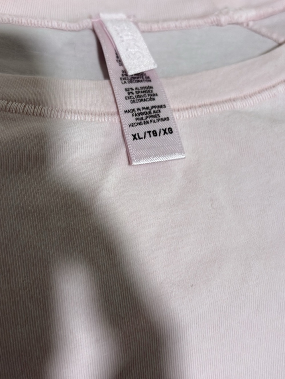 SKIMS Short Sleeve Tee in Light Pink